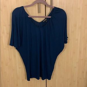 Blue Express Dolman Sleeve Top